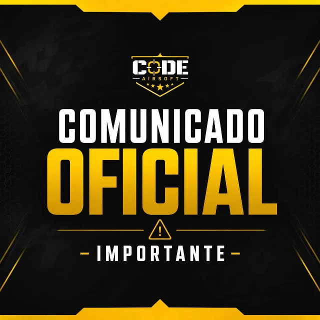 COMUNICADO OFICIAL – CODE AIRSOFT